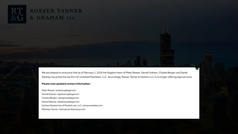 Roeser Tanner & Graham LLC - Chicago, IL - Attorney in Chicago