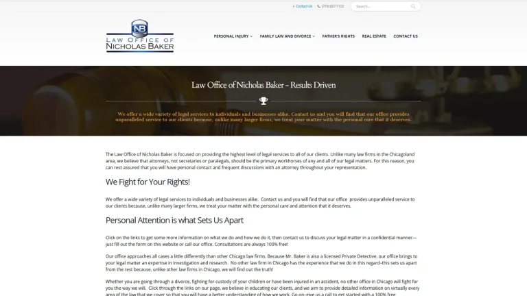 The Law Office of Nicholas Baker - Chicago, IL - Attorney in Chicago