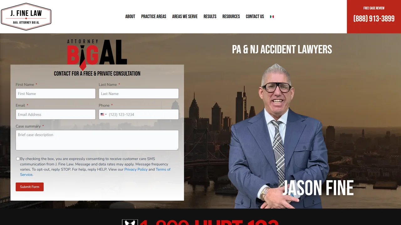 Attorney BIG AL - Jason Fine - Philadelphia, PA office in Philadelphia, Pennsylvania