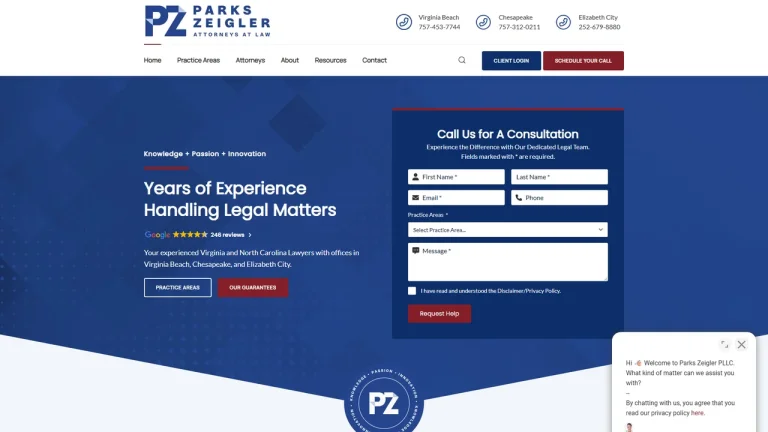 Parks Zeigler, PLLC - Attorneys At Law - Virginia Beach, VA - Attorney in Virginia Beach