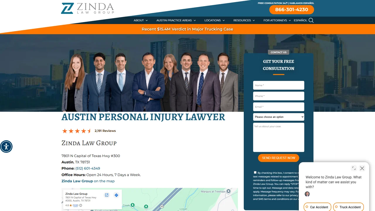 Zinda Law Group - Austin, TX office in Austin, Texas
