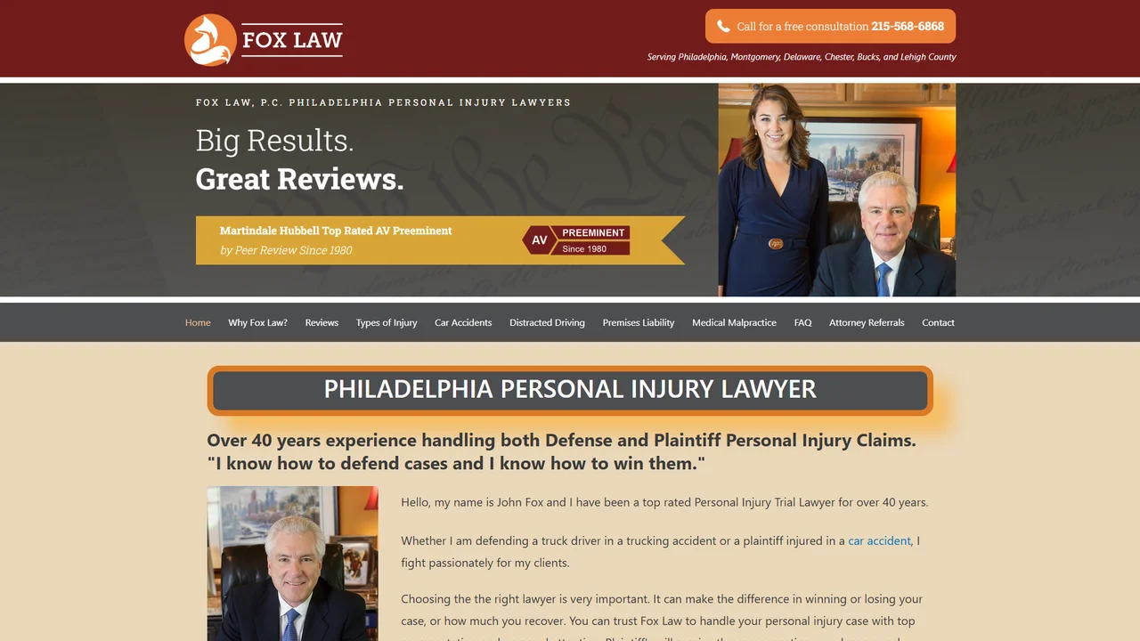Fox Law, P.C. - Philadelphia, PA office in Philadelphia, Pennsylvania