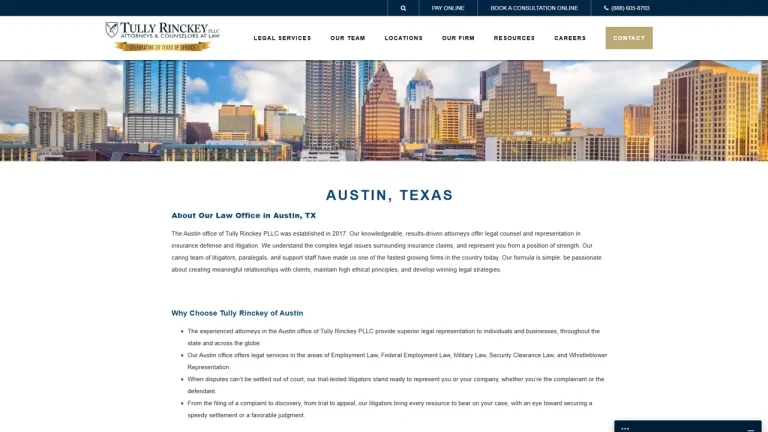 Tully Rinckey PLLC - Austin, TX - Attorney in Austin