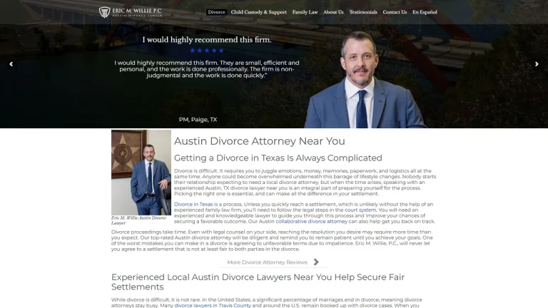 Eric M. Willie, P.C. Austin Family & Divorce Lawyer - Austin, TX - Attorney in Austin