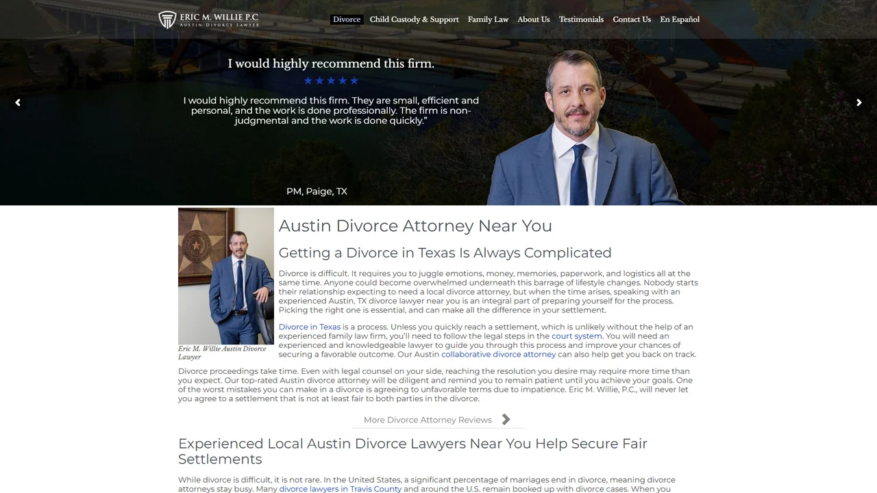 Eric M. Willie, P.C. Austin Family & Divorce Lawyer - Austin, TX office in Austin, Texas