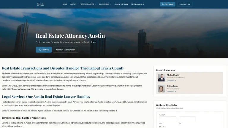 Baker Law Group, PLLC - Austin, TX - Attorney in Austin