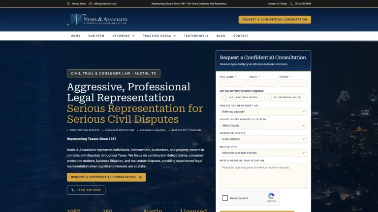 Nunis & Associates - Austin, TX - Attorney in Austin