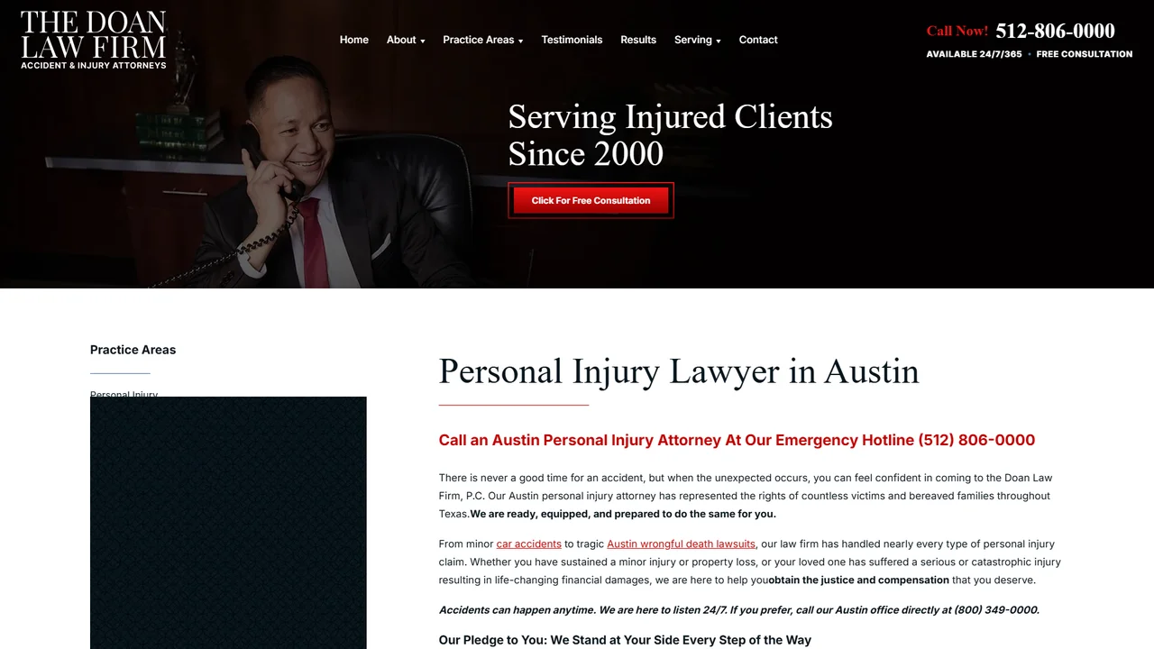 The Doan Law Firm Accident and Injury Attorneys - Austin, TX office in Austin, Texas