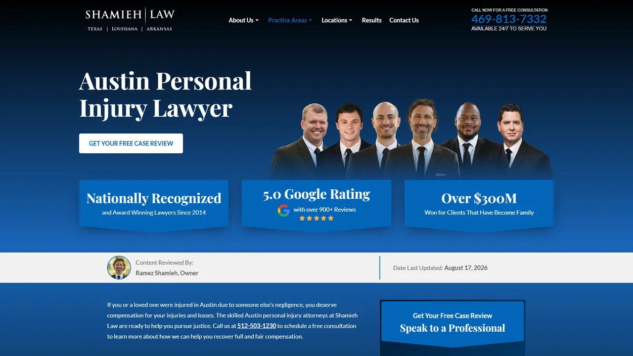 Shamieh Law - Accident & Injury Lawyers - Austin, TX office in Austin, Texas