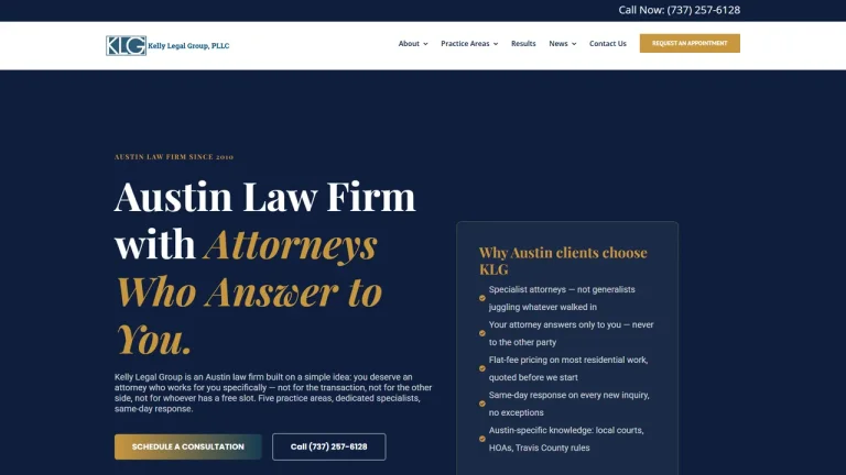 The Kelly Legal Group PLLC - Austin, TX - Attorney in Austin