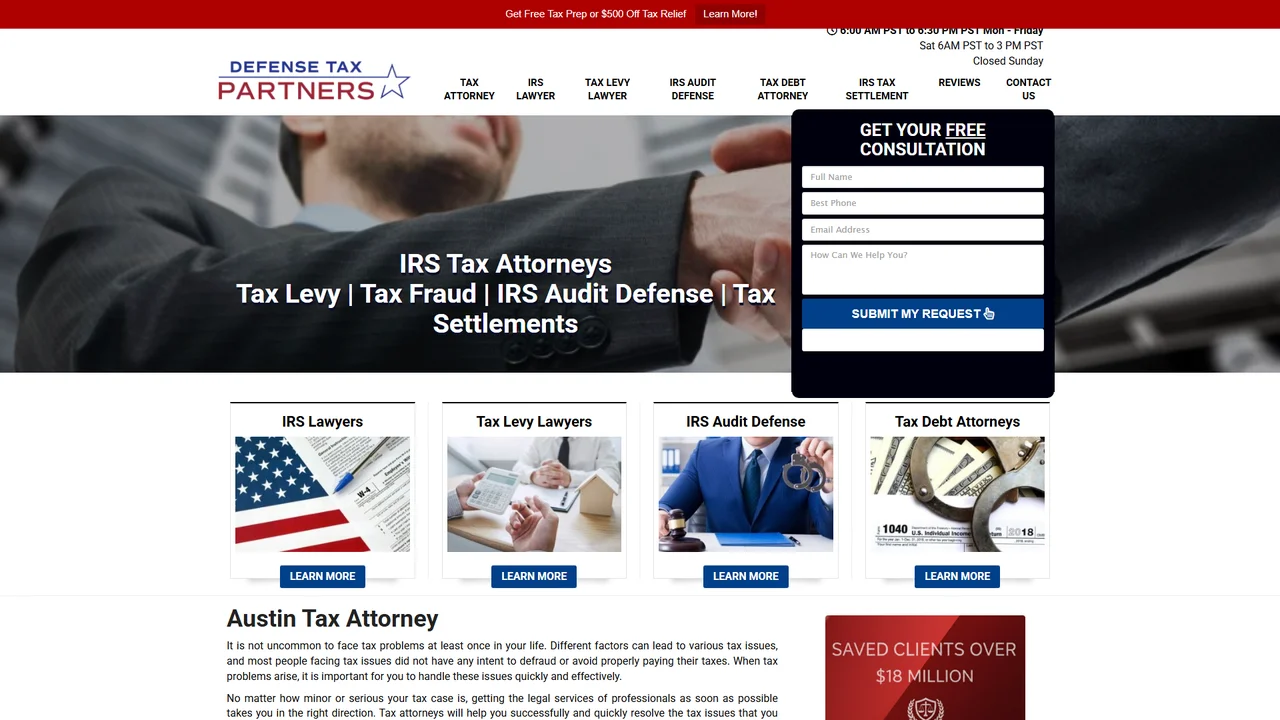 Defense Tax Partners - Austin, TX office in Austin, Texas