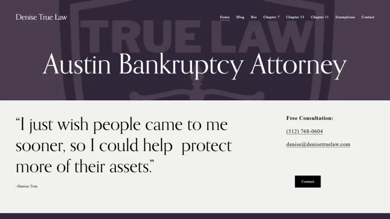 Denise True Law - Austin, TX - Attorney in Austin