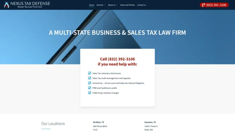 Nexus Tax Defense - Austin, TX - Attorney in Austin