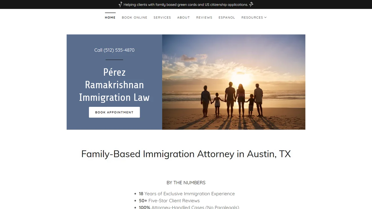 Perez Ramakrishnan Immigration Law - Austin, TX office in Austin, Texas