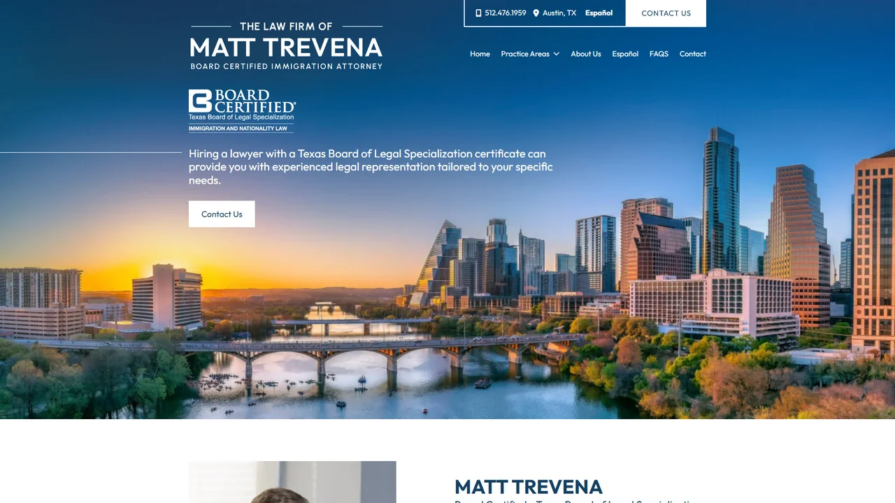 The Law Firm of Matt Trevena - Austin, TX office in Austin, Texas