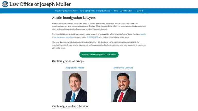 Law Office of Joseph Muller - Austin, TX - Attorney in Austin