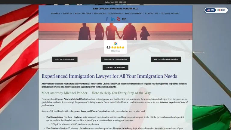 Law Offices of Michael Ponder PLLC - Austin, TX - Attorney in Austin