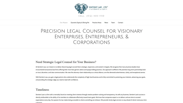 Sentient Law, Ltd. - Austin, TX - Attorney in Austin