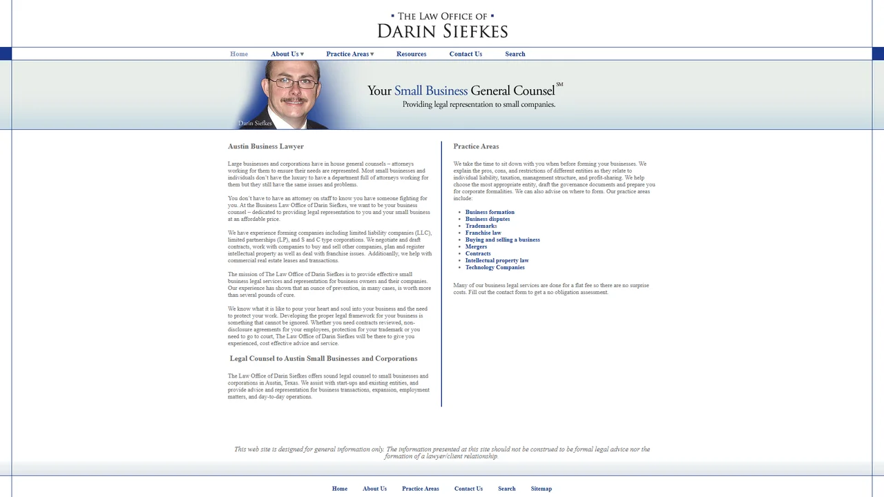 The Law Office of Darin Siefkes, PLLC - Austin, TX office in Austin, Texas