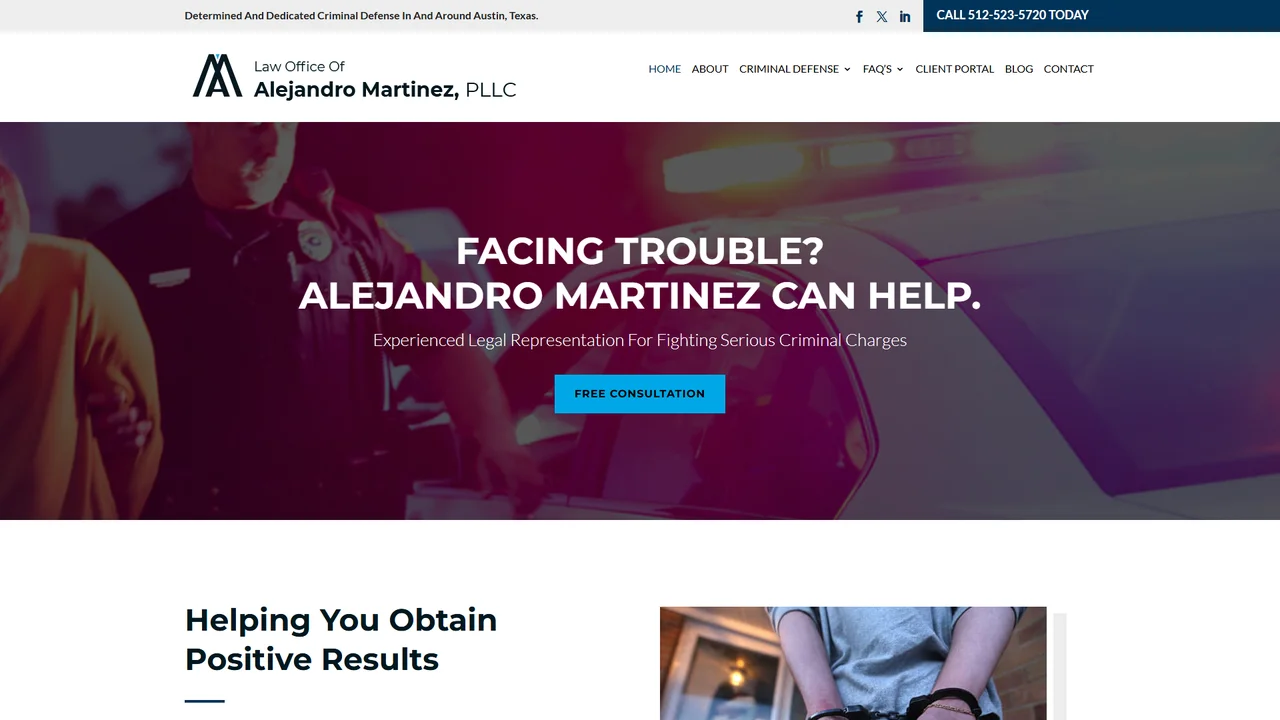 Law Office of Alejandro Martinez, PLLC - Austin, TX office in Austin, Texas