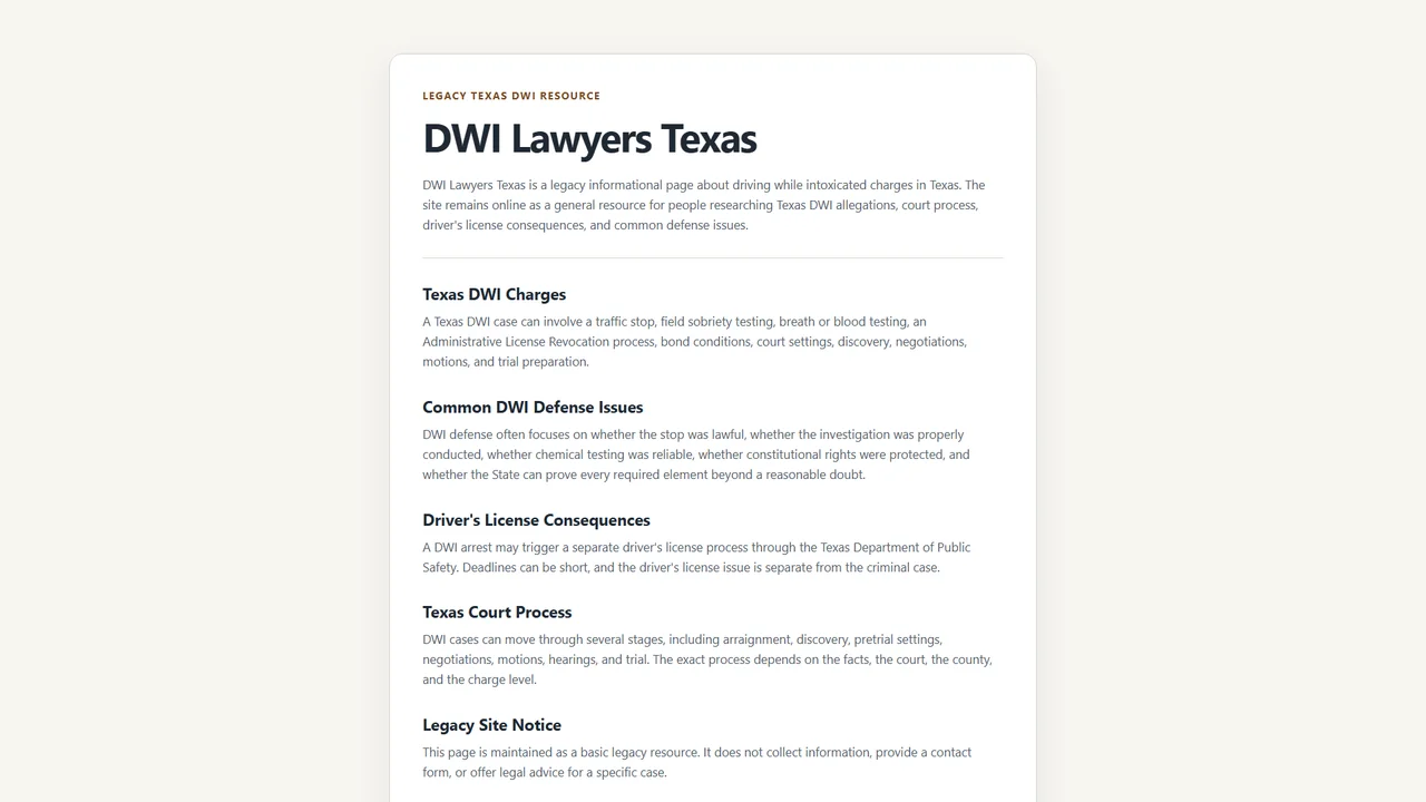 Trey Porter Law - Austin, TX office in Austin, Texas