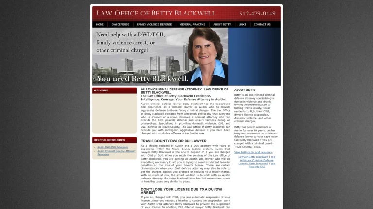 Law Office of Betty Blackwell - Austin, TX - Attorney in Austin
