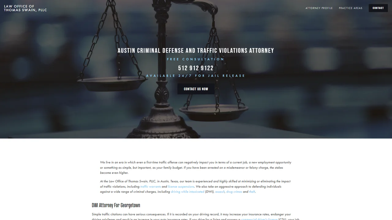 Law Office of Thomas Swain - Austin, TX office in Austin, Texas