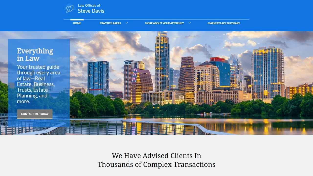 Law Offices of Steve Davis - Austin, TX office in Austin, Texas