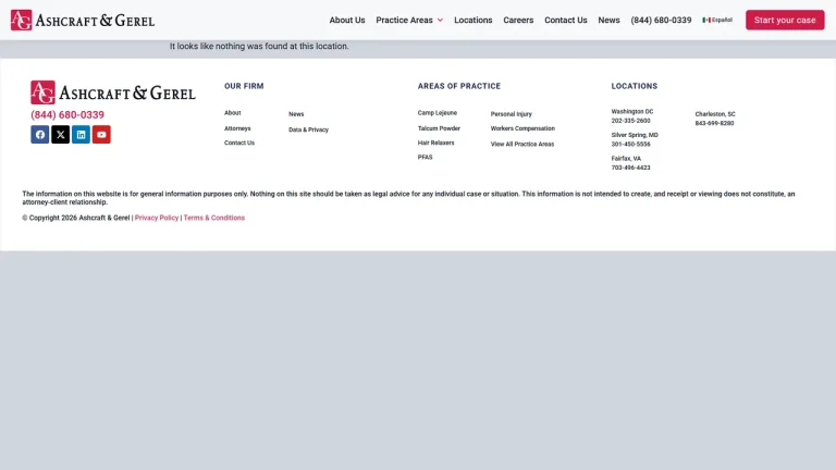 Ashcraft & Gerel, LLP - Baltimore, MD - Attorney in Baltimore