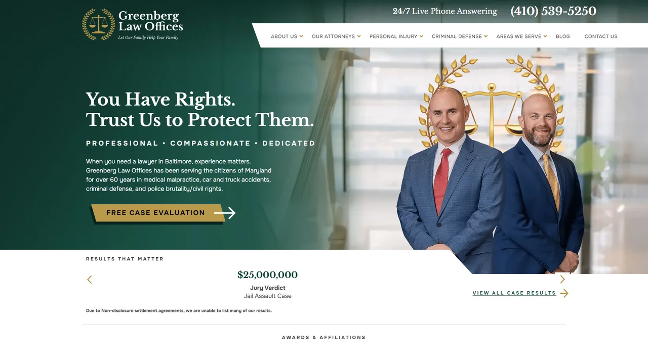 Greenberg Law Offices - Baltimore, MD office in Baltimore, Maryland