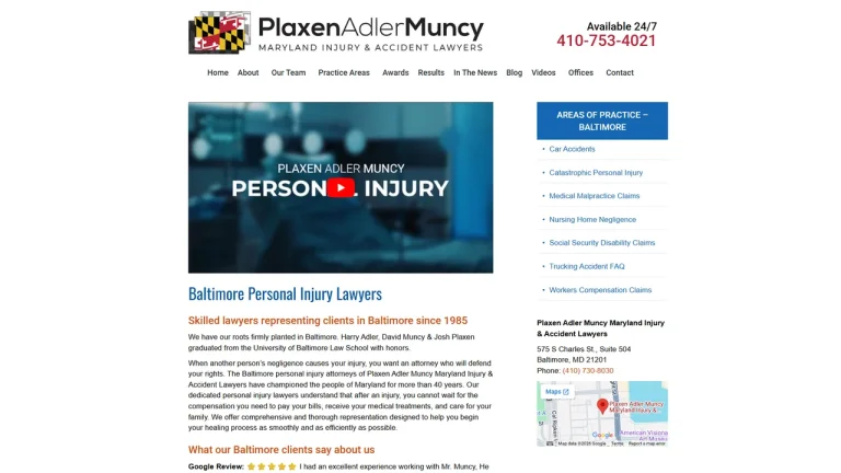 Plaxen Adler Muncy, P.A. - Baltimore, MD - Attorney in Baltimore