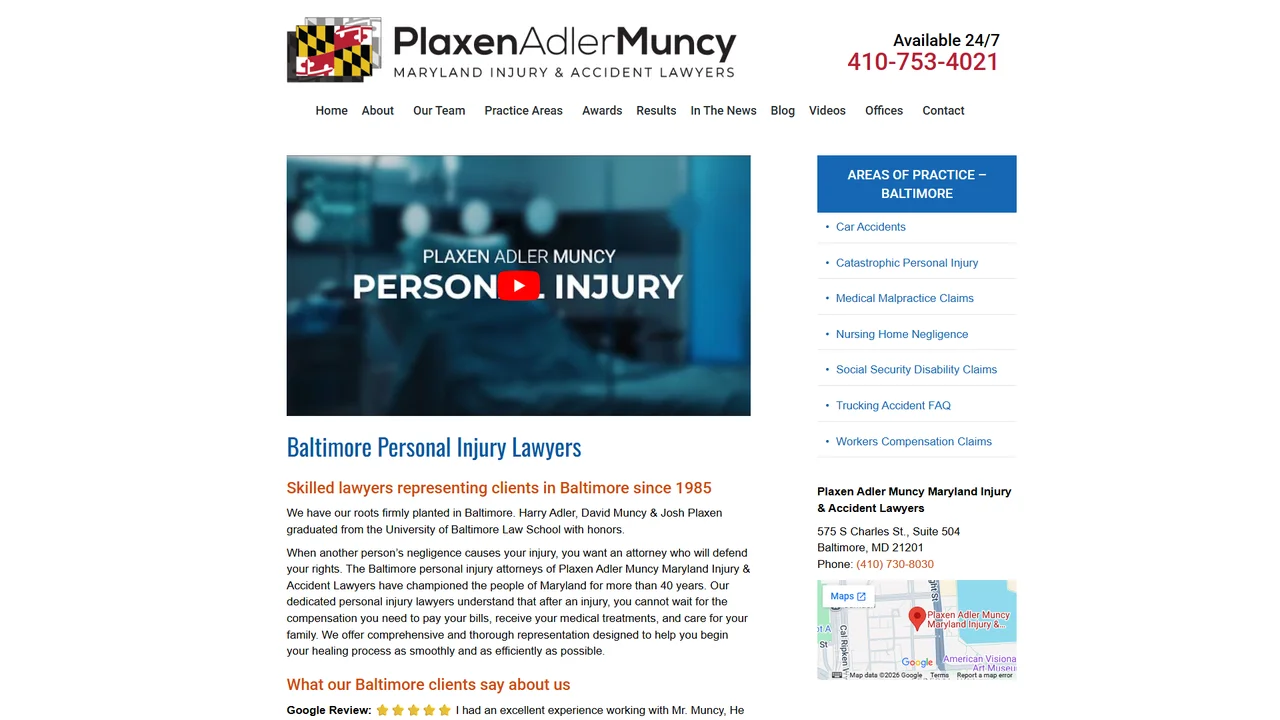Plaxen Adler Muncy, P.A. - Baltimore, MD office in Baltimore, Maryland