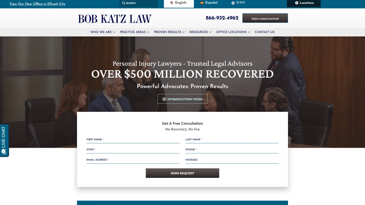 Bob Katz Law - Baltimore, MD office in Baltimore, Maryland