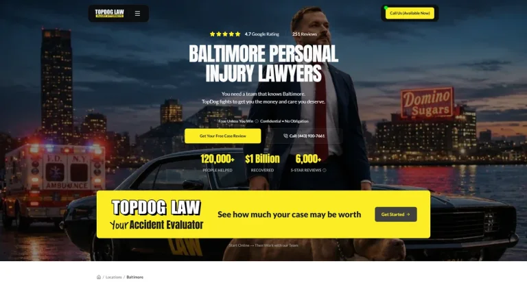 TopDog Law Personal Injury Lawyers - Baltimore, MD - Attorney in Baltimore