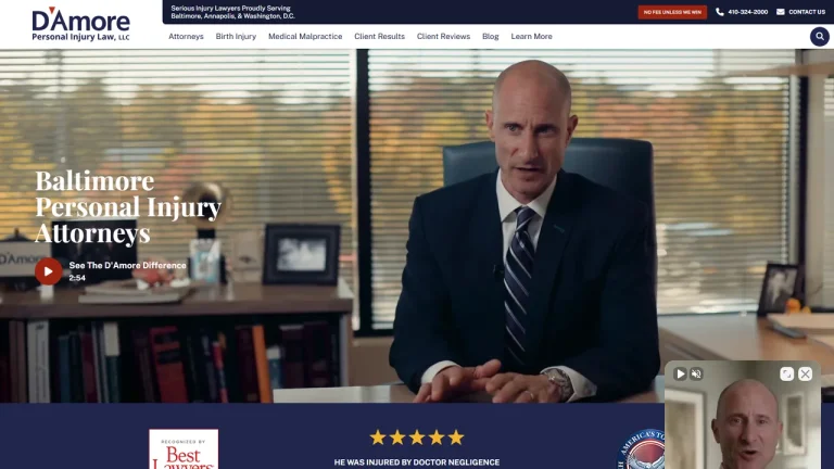 D'Amore Personal Injury Law - Baltimore, MD - Attorney in Baltimore