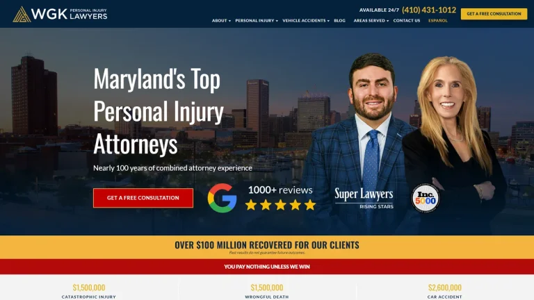 WGK Personal Injury Lawyers - Baltimore, MD - Attorney in Baltimore