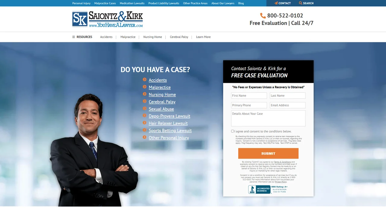 Saiontz & Kirk Personal Injury Lawyers - Baltimore, MD office in Baltimore, Maryland
