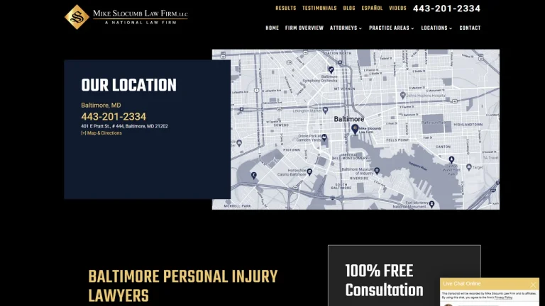 Mike Slocumb Law Firm - Baltimore, MD - Attorney in Baltimore