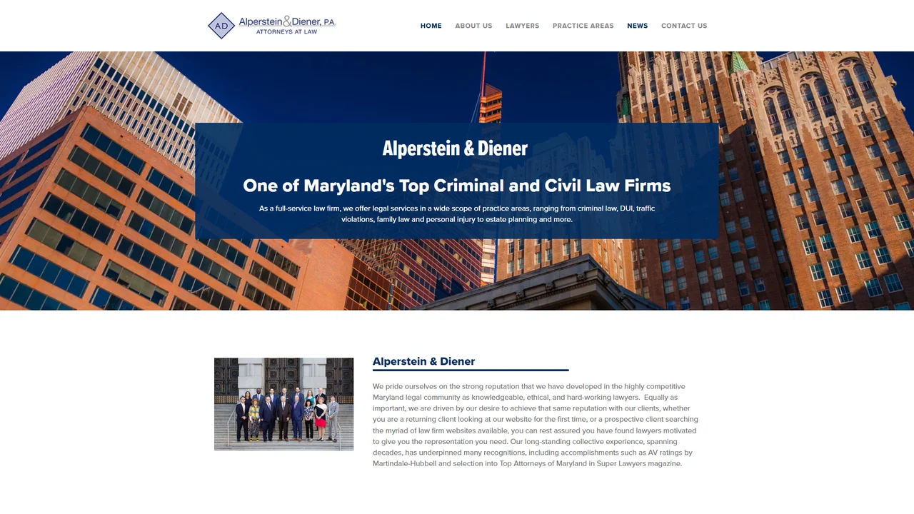 Alperstein & Diener, P.A - Baltimore, MD office in Baltimore, Maryland