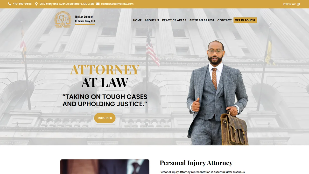 The Law Office of C. James Terry LLC - Baltimore, MD office in Baltimore, Maryland