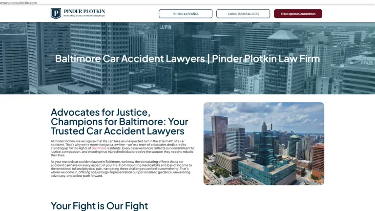 Pinder Plotkin, Personal Injury Lawyer - Baltimore, MD - Attorney in Baltimore