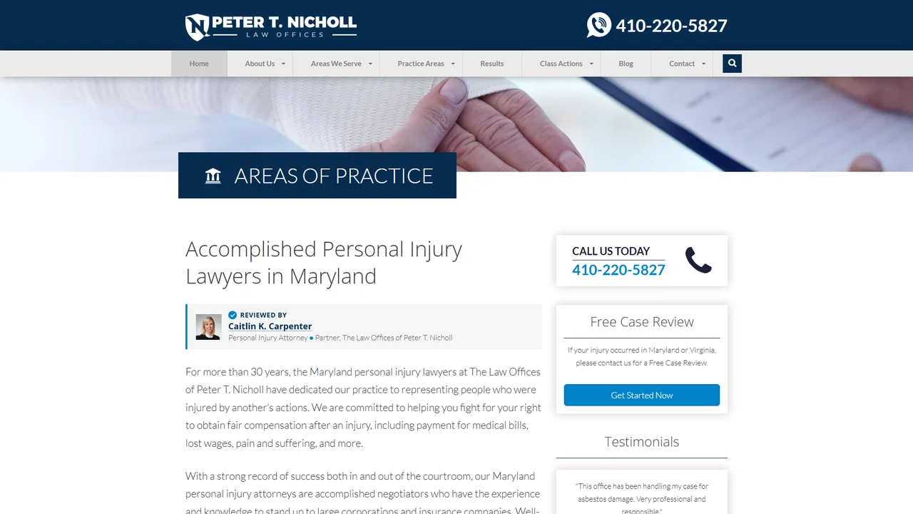 The Law Offices of Peter T. Nicholl - Baltimore, MD office in Baltimore, Maryland