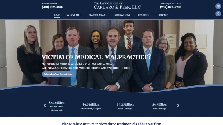 Cardaro & Peek, LLC - Baltimore, MD - Attorney in Baltimore
