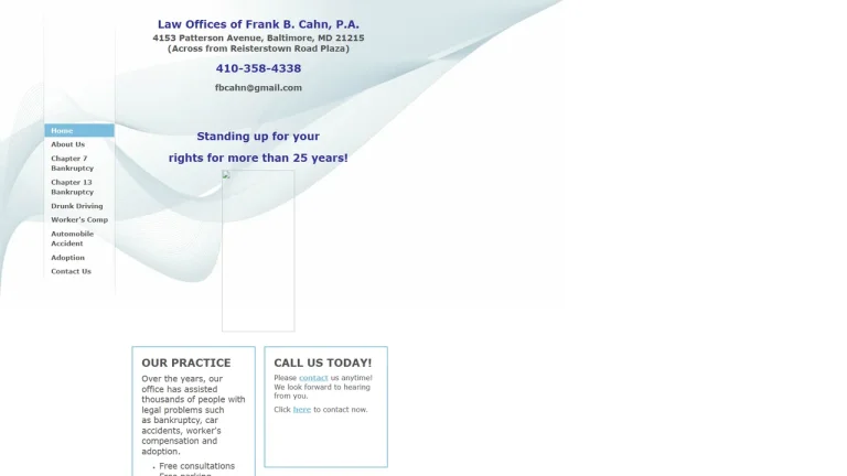 Frank B Cahn Law Office - Baltimore, MD - Attorney in Baltimore