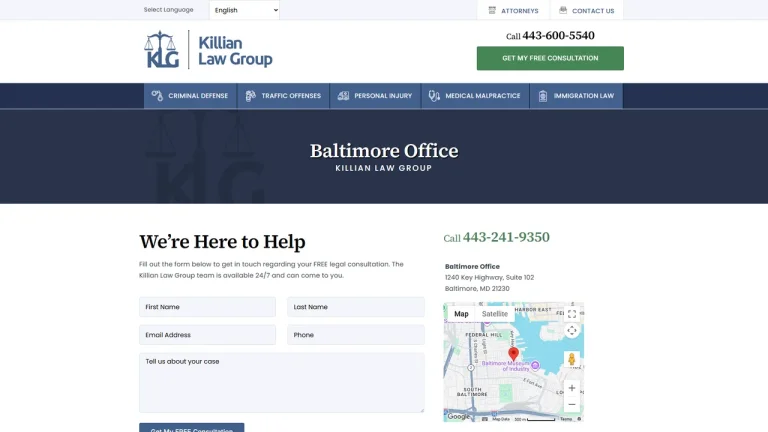 Killian Law Group, LLC - Baltimore, MD - Attorney in Baltimore
