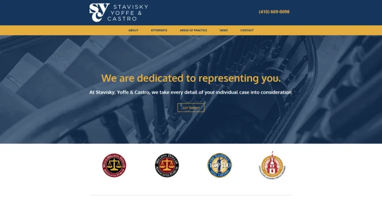 Stavisky, Yoffe & Castro, P.A. - Baltimore, MD - Attorney in Baltimore