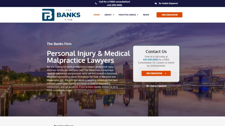 The Banks Firm - Baltimore, MD - Attorney in Baltimore