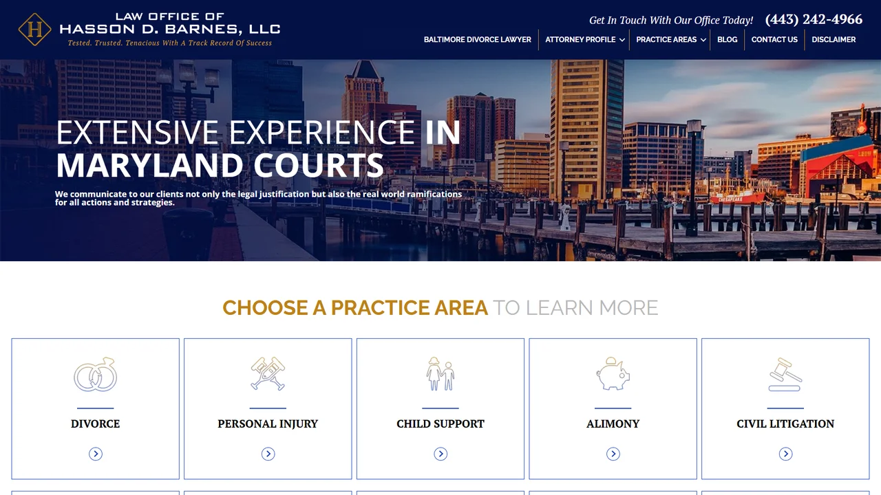 Law Office of Hasson D. Barnes, LLC - Baltimore, MD office in Baltimore, Maryland