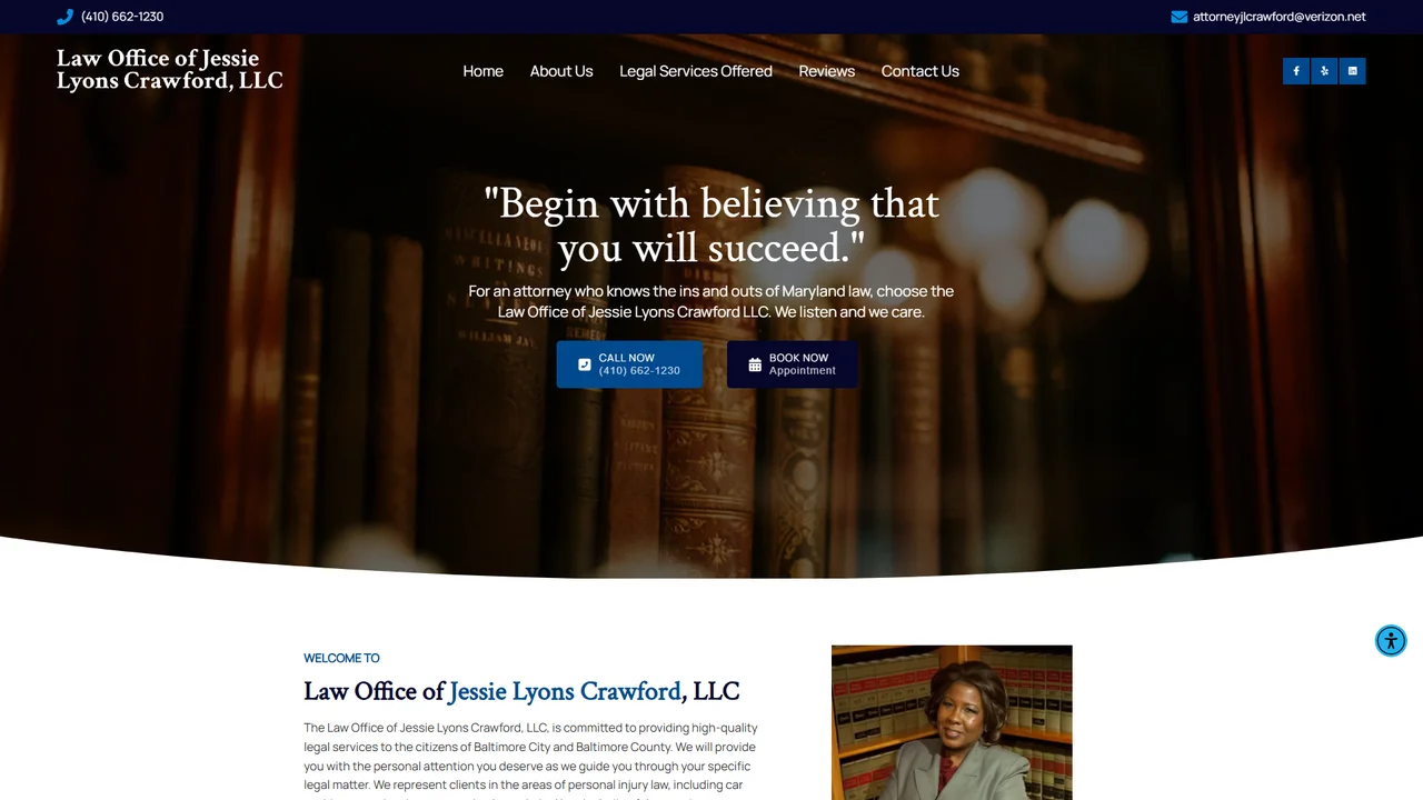 Law Office of Jessie Lyons Crawford, LLC - Baltimore, MD office in Baltimore, Maryland
