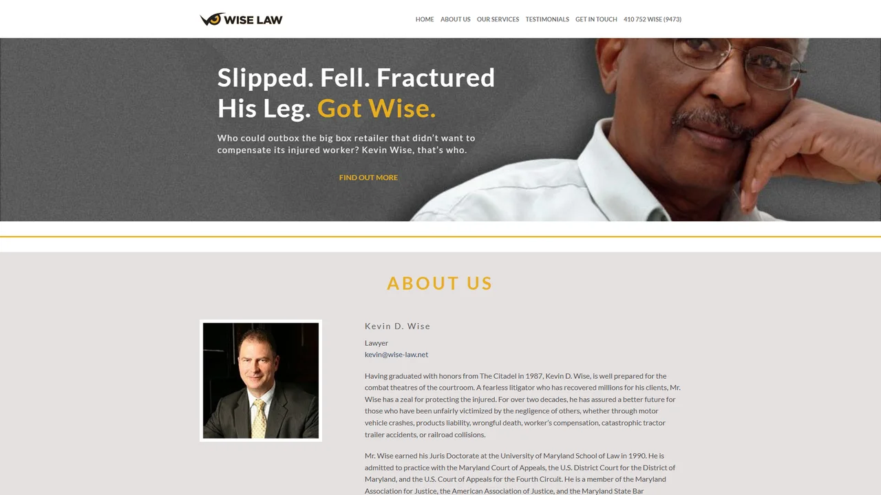 Wise Law, LLC - Baltimore, MD office in Baltimore, Maryland